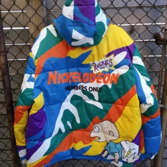 Members Only x Nickelodeon Rugrats Bomber Coat Men's Jacket - Picture 2 of 6